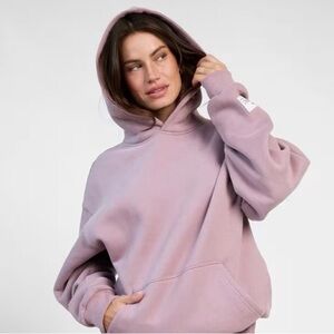 Elegant Mauve Hoodie for Women